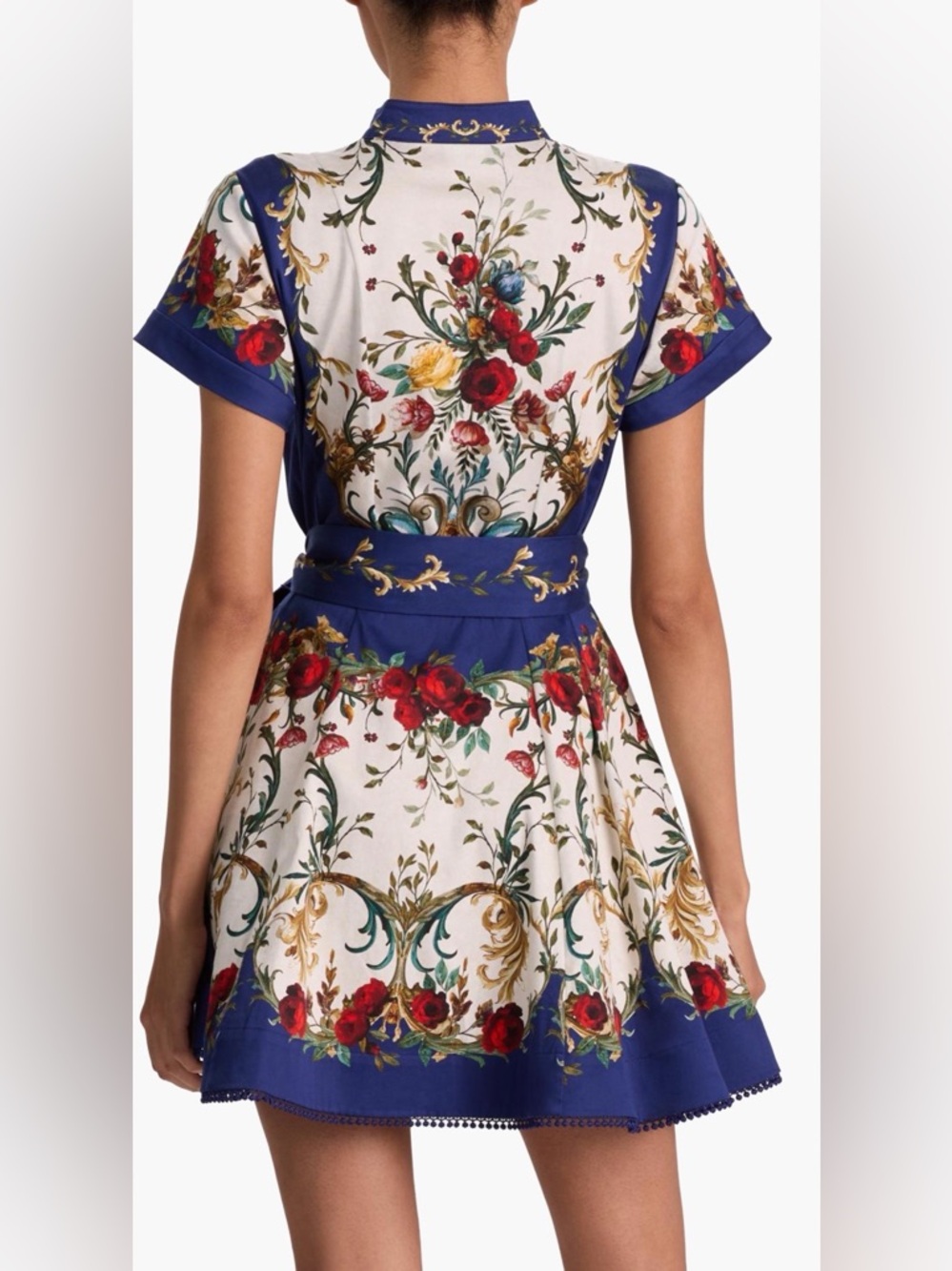 Alice + Olivia Lucy Floral Tie-Waist Dress - Picture 3 of 7